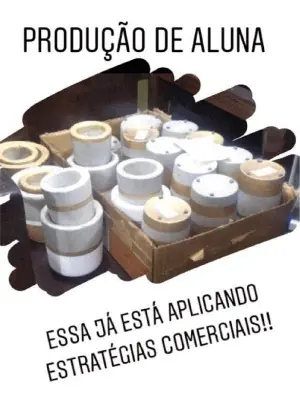 Produção de aluna aplicando estratégias comerciais